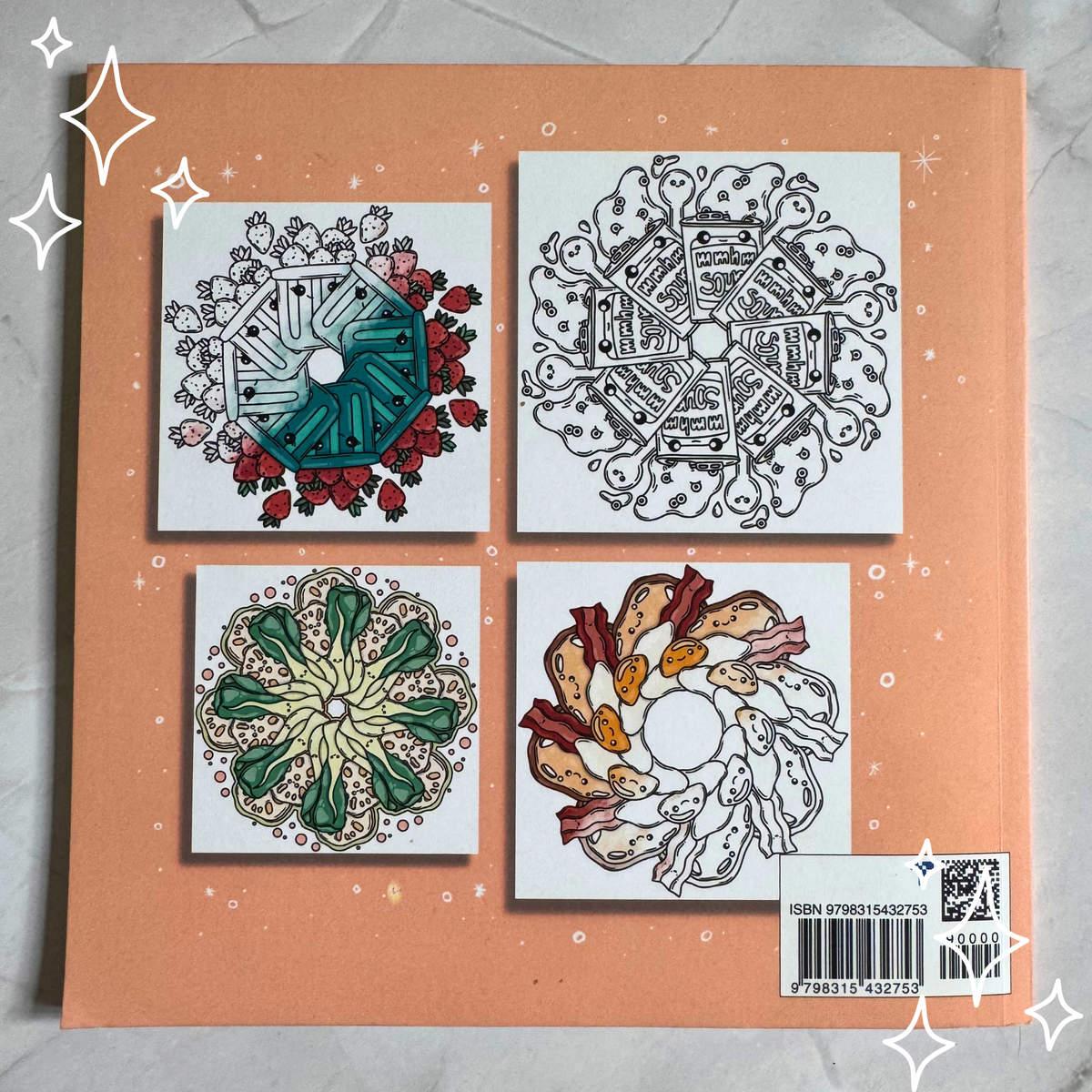 Plated Pals: Kawaii Mandala Coloring Book