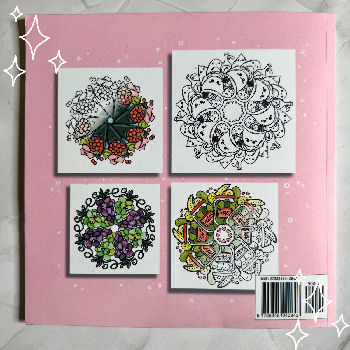 Buddy Bites: Kawaii Mandala Coloring Book