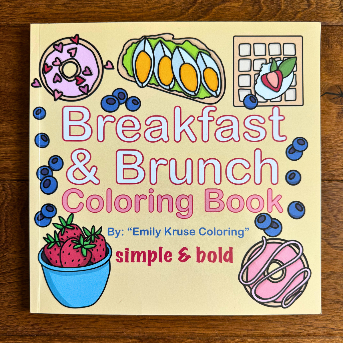 Breakfast & Brunch Coloring Book