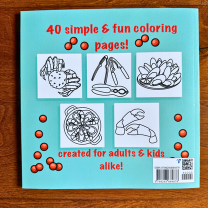 Seafood & Shellfish Coloring Book