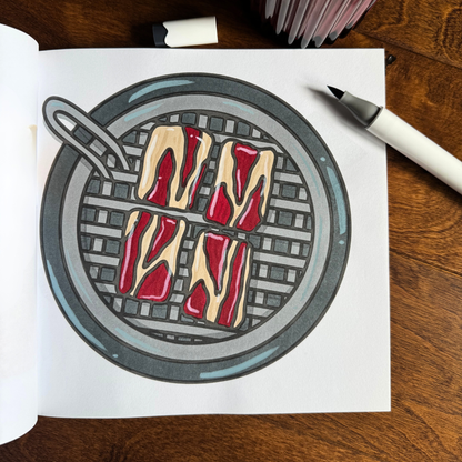 Hot Pot & Hibachi Coloring Book