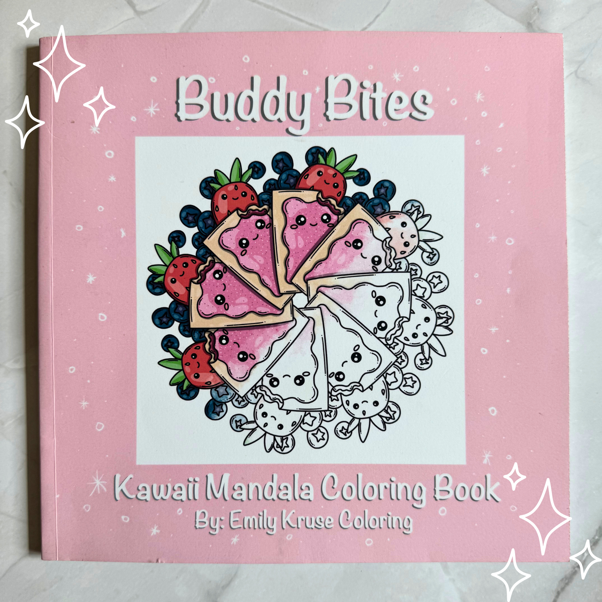 Buddy Bites: Kawaii Mandala Coloring Book
