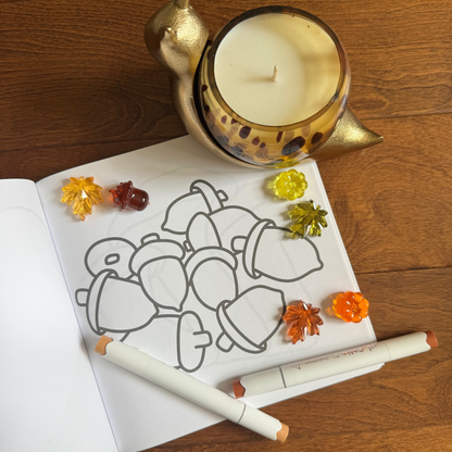 Fungi & Foraging Coloring Book