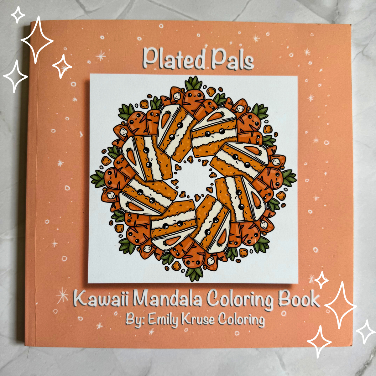 Plated Pals: Kawaii Mandala Coloring Book