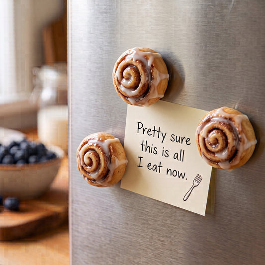 Tiny Cinnamon Roll Magnet